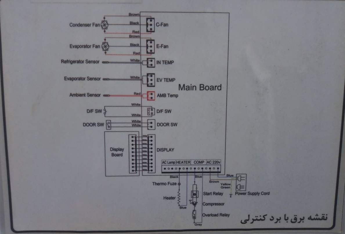 نقشه سیم کشی برد الکترواستیل ESAF24